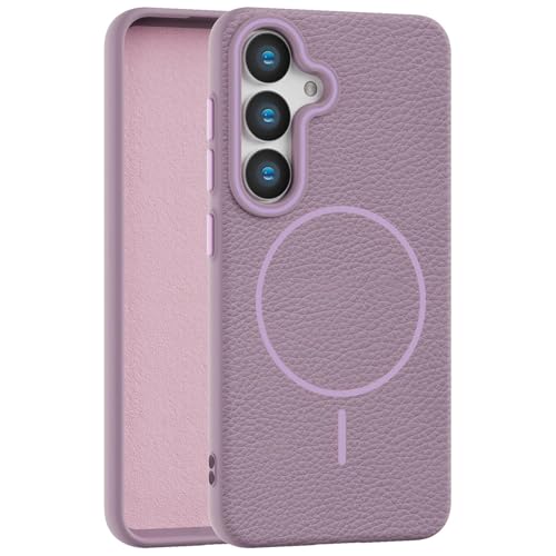 Coque Samsung S23 FE violette Magsafe souple et antidérapante contre les chutes