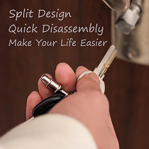 Vasana 2Pcs Quick Release Detachable Keychains Pull Apart Key Rings Dual Split Keyring Separate Chain Lock Holder Convenient Accessory For Men And Women Gift #TOP3