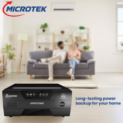 Image of Microtek Super Power 900 Advanced Digital 800VA /12V Inverter, Support 1 Battery with 3 Year On-Site Warranty for Home, Office & Shops