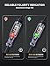 Automotive Test Light with 5-120V LED Digital Voltage Display, Circuit Tester Automotive with Voltmeter & Dual Color Polarity Indicator, Electrical Test Pen with Long Probe for Car RV Fuse Checker
