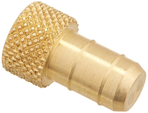 Parker Hannifin 20-6-pk5 Dubl-Barb Plug Fitting, Brass Body, 3/8