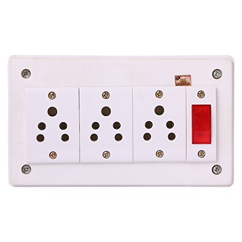Mr.BAHUL Power Strip Extension Multi Outlet Board Fitted with 3 Anchor Sockets(5 Amp),Anchor Indicator and 4 Metre Wire with 5 Amp Plug-image-30