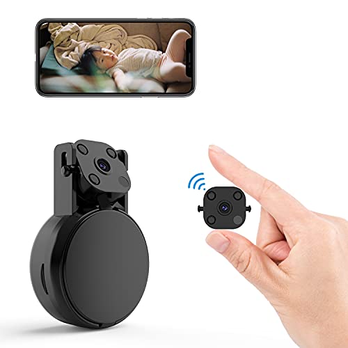 2021 FECOMI 2K Super Mini Spy Camera Hidden WiFi Cam,Separation of lens and body, Wireless Nanny Cam with Video & Audio,Upgrade Night Vision/Motion Activated, Security Camera for Remote Live Streaming