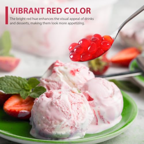 Image of Soeos Strawberry Popping Boba Pearls, 6.6 Pounds (3Kg)