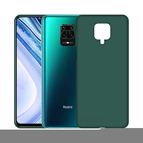 Image of Case Creation Luxurious OG Series for Xiaomi Redmi Note 9 Case Cover,Anti-Dirty Slim Case Frosted Matte Cute Candy TPU Raised Bezel (Splash of Color) Back Cover for Redmi Note 9 -Lake Green