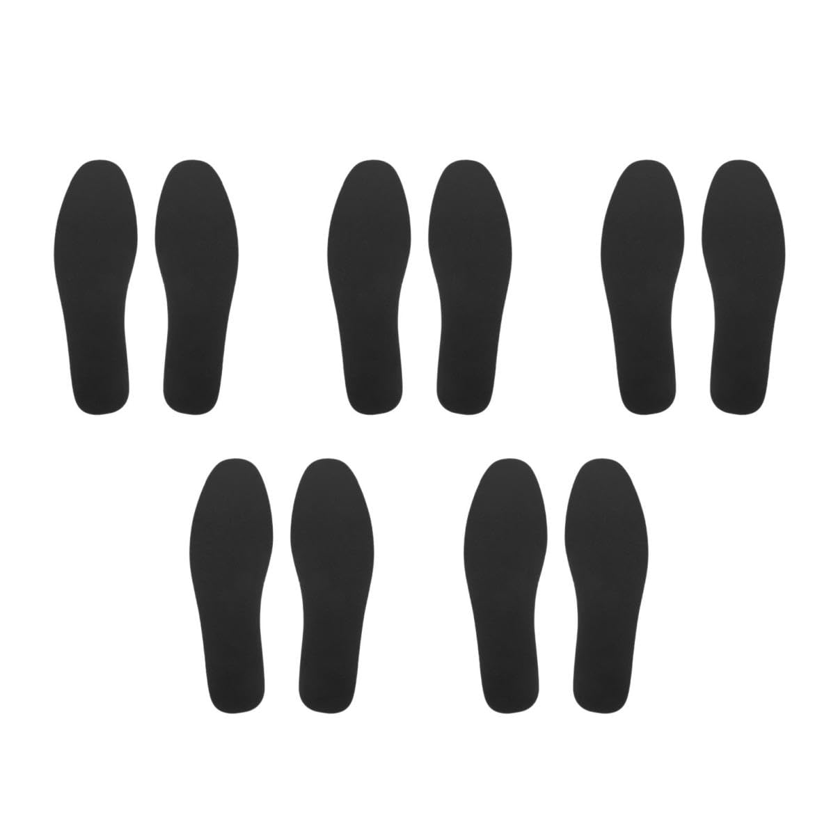 FOMIYES 5 Paires Semelles Intérieures Acier Manganèse Anti-perforation pour Hommes et Femmes Résistantes à Protection Travail et Sports
