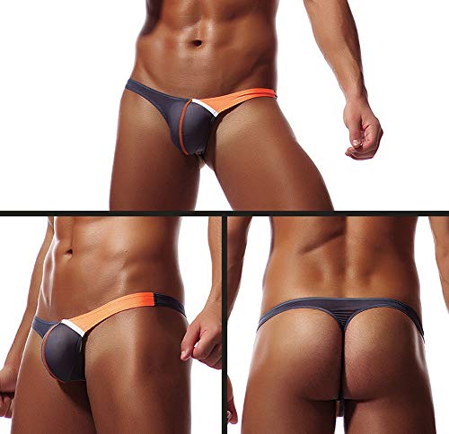 Men's U Convex Ice Silk Low-Rise Thong2