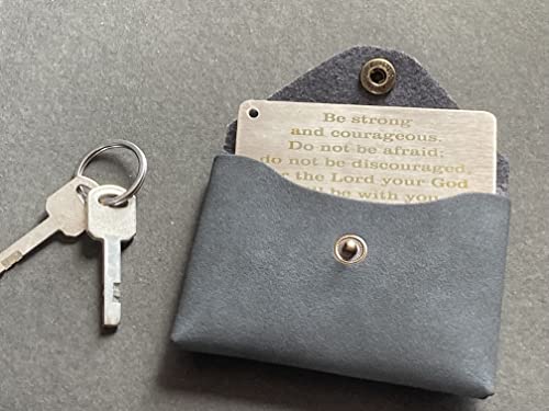 Wallet Card : Be Strong, Keychain Accessories, Purse Accessories, Card, Brass Card, Nickel polishing, Engraved Card, Cocktail Card.4