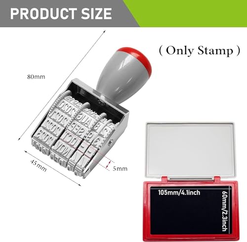 Image of Stamp(Without Pad /Manual /Rolling Bands) (Dater Stamp, (Pack of-5))