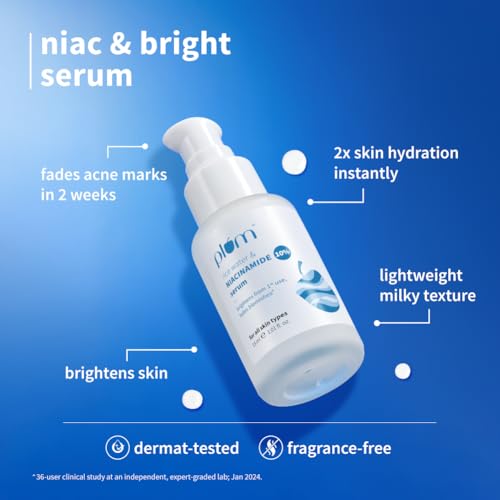 Image of Plum Bright Start Gift Set | Beginner-friendly routine | Facewash 50ml,Serum 15ml,Moisturiser 25g