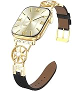 KADES Slim Leather Band for Apple Watch Series 11/10 46mm/42mm, Series 9/8/7/6/5/4/SE/3/2/1 /45mm...