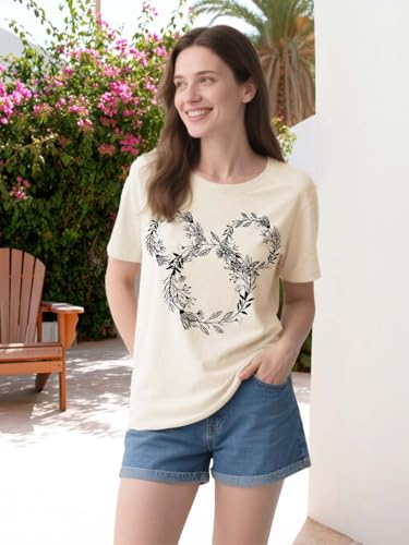 Image of Magic Kingdom Castle Shirt Holiday Short Sleeve Boho Clothes for Women