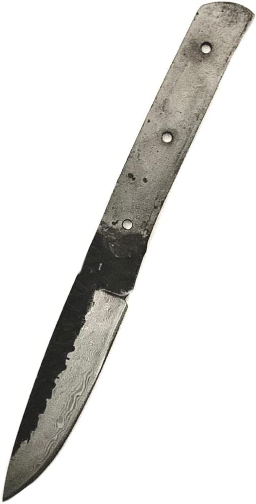 Lame vierge Scandinave en acier VG10 | Couteau de bricolage et cuisine | Forgé à la main, pleine soie