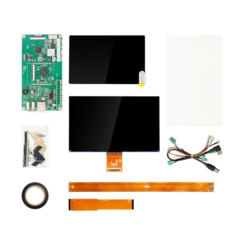 for Elegoo Saturn 2 Screen Replacement, 10.1 Inches Monochrome LCD 13320x5120 Resolution for 14K Light Curing Print Screen