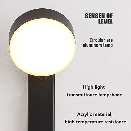Lámpara de pared LED moderna oro con interruptor y puerto USB de carga 5