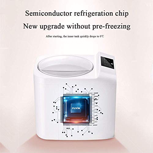 LLSS Elektronische Eismaschine, Eiscreme-Frozen-Joghurt-Sorbet-Maschine, Upgrade, kein Vorgefrieren erforderlich… – Bild 5