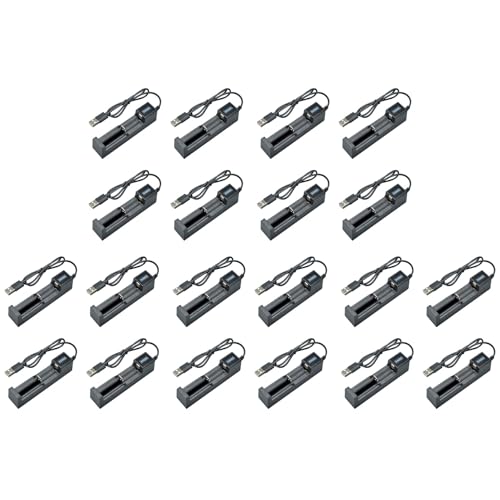 Cargador de batería USB universal para linternas de camping 18650