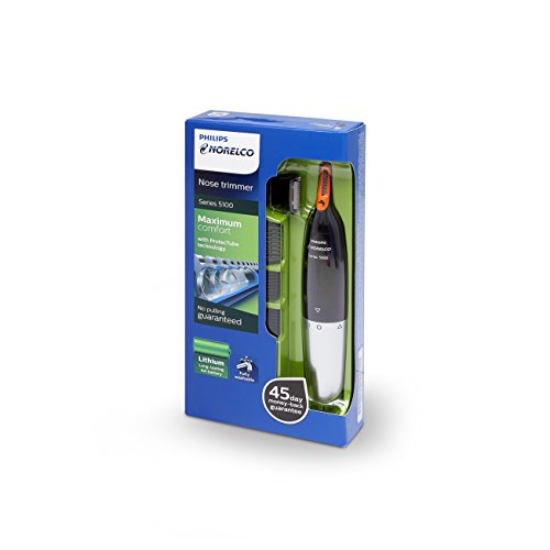Philips Norelco NT5175/49, Nose Hair Trimmer 5100,Washable Mens Precision Groomer for Nose, Ears, Eyebrows, Neck, and Sideburns