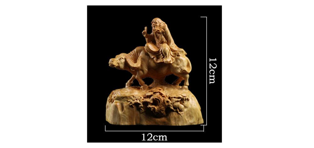 Amazon.co.jp: 置物ツゲの木の彫刻の装飾像クラフトフィギュア彫刻の