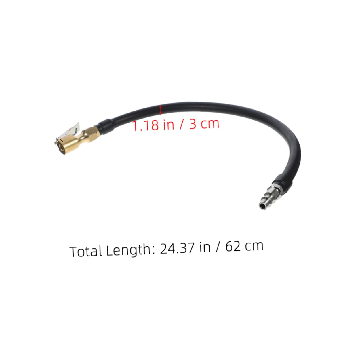 4stücke Tire Inflator Schlauch Mit Verlängerung Und Einfache Verbindung Für Reifenfüller Kompatibel Mit Meisten Luftkompressoren Für Und Fahrräder