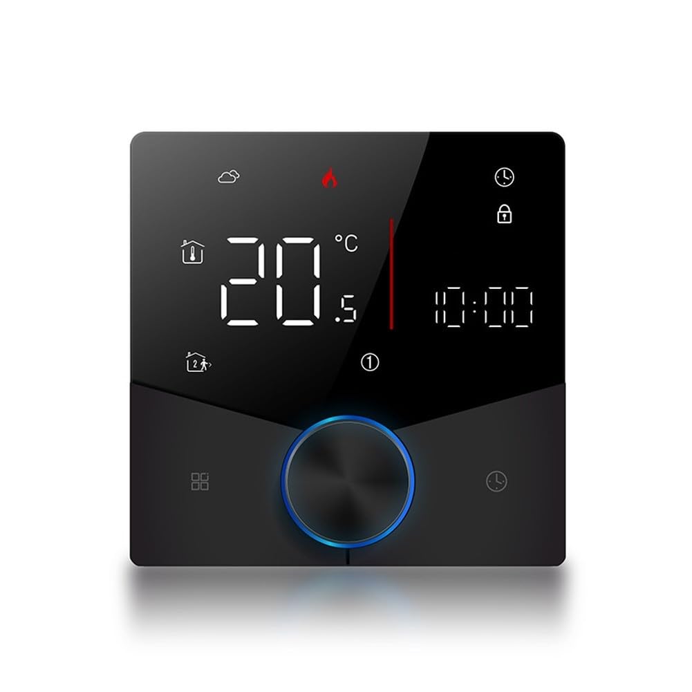 WiFi per il riscaldamento a pavimento intelligente, termostato digitale per caldaia elettrica a pavimento, controllo remoto tramite app, risparmio energetico per il bagno di casa