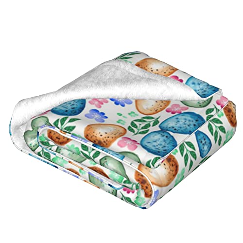 Couverture de canapé imprimée œufs de Pâques lit douce climatisation - 4