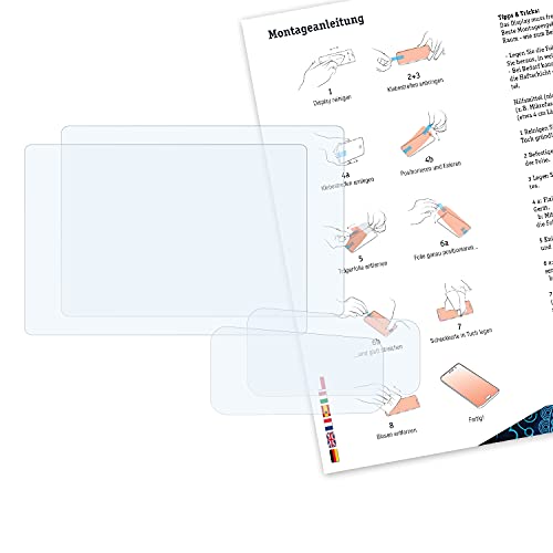 Bruni Screen Protector compatible with Canon EOS 90D Protector Film, crystal clear Protective Film (Set of 2)