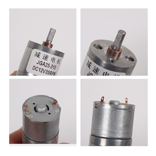 Moteur de réduction à engrenage métallique 12V couple élevé