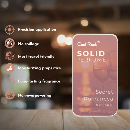 Image of Solid Perfume Combo - Long Lasting Solid Wax Perfume for Men & Women | Alcohol-Free, Travel-Friendly Pocket Perfume (12g Each) (Chill Aqua + Secret Romancea)
