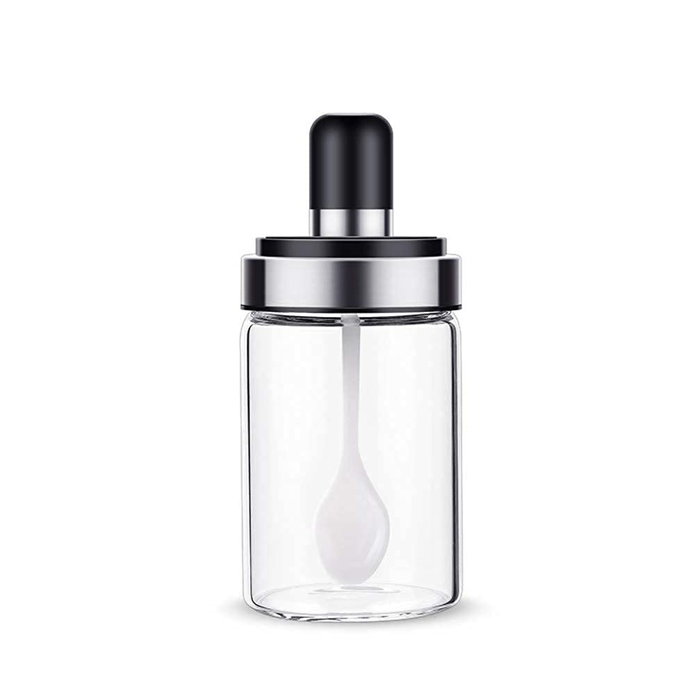 Buy F Falkiya Borosilicate Glass Transparent Jar Container for Kitchen