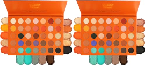 Image of Fashion Colour FANTASY 35 Colours Professional Artist Eyeshadow Palette (Pack of 2)