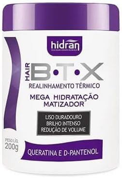 Hidran BTX Desmaya Cabello Matizador Keratina 200gr