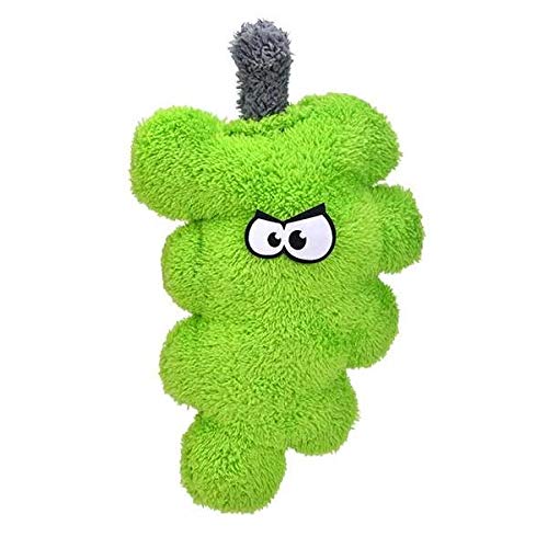 Cycle Dog Duraplush Medium Grapes: Sqeakerless Eco-Friendly and Durable Toy