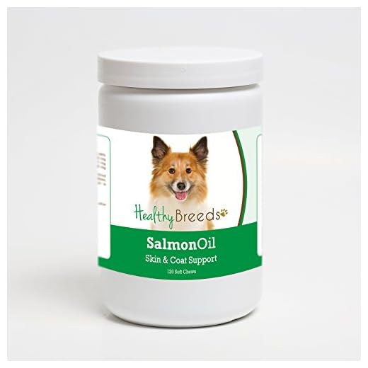 Healthy Breeds Icelandic Sheepdog Salmon Oil Soft Chews 120 Count