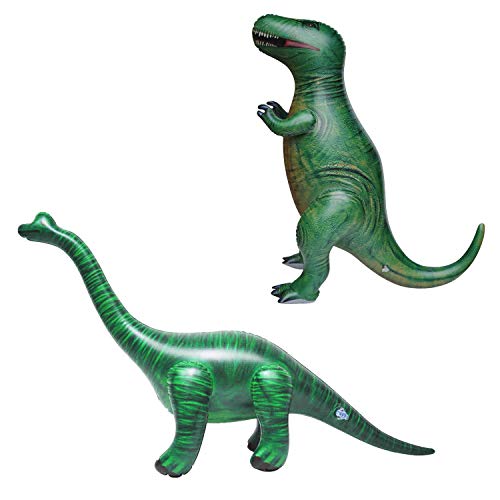 Jet creations t-rex combo! inflatable t-rex and inflatable brachi…