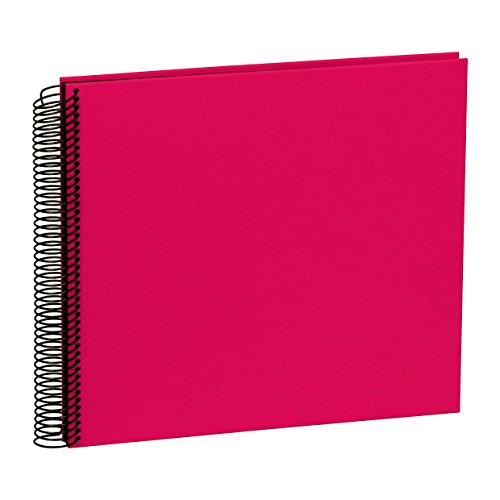 Spiral Album ''Economy'' medium pink +++ 20 sheets photo mounting board black +++ SCRAP - PHOTOBOOK +++ Quality made by Semikolon Cover