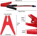 EC5 Câble de démarrage Jump avec batterie Clamps10AWG Voiture EC5 Pinces de câble de saut 12V Serrures portatives de démarrage de saut de voiture (40cm)