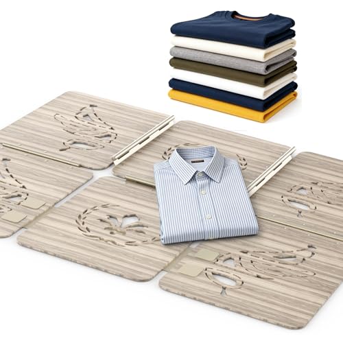 BoxLegend Shirt Folder Wooden Clothes Folding Board - No Bend, Gentle on Clothes, Eco-Friendly Laundry Folder for T Shirts, Pants, Sweaters & Delicates, Light Gray