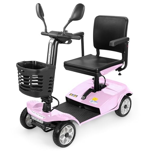 Image of Heavy Duty Mobility Scooter 400 LB Capacity, Electric Scooter for Adults with Adjustable Seat, Powered Mobility Scooters for Seniors, 20 Mile Range