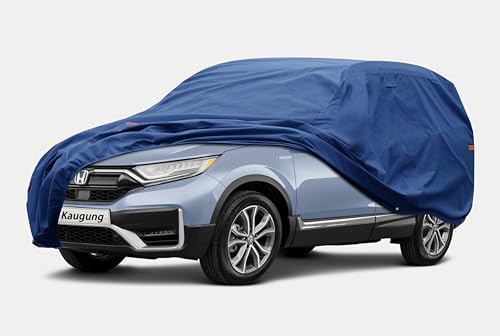 Image of Kaugung Heavy Duty SUV Cover Custom Fit for Honda CR-V CRV (1995-2025),SUV Car Cover Waterproof All Weather with Anti-Theft Lock,Sun, Rain, Dust & Snow Protection.(USA Warehouse,Within 3-7 Days)