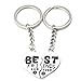 Produktbild TRIXES "Best Friends Forever Schlüsselanhänger Herz Keyring Schlüsselring