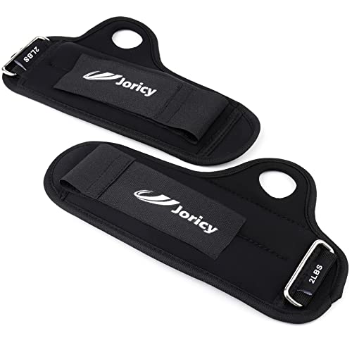 Joricy J-WEIGHT-002-BLACK4LB Wrist Weights With Thumb Loops Lock For Men Women Kids 4Lbs Pair (2 Lb Each Weight) Arm Ankle Weights Weighted Gloves For Running Walking Jogging Strength Training Gym Workout Cardio Exercises thumb #6
