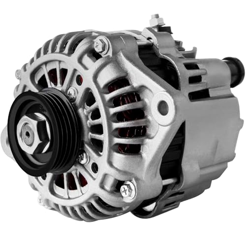 SCITOO Alternator Fit for Mazda Protege 1.8L 2.0L 1999-2003 - 12V 80 Amp CW 4-Groove Pulley, Replace OE 13719 AMT0107 A2TB0191 A2TB0191 FP34-18-300B FP34-18-300C A2TB0191 A2TB1091A ALT-3071B