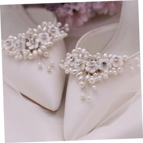 Clips de chaussures délicats pour mariée et grandes fêtes