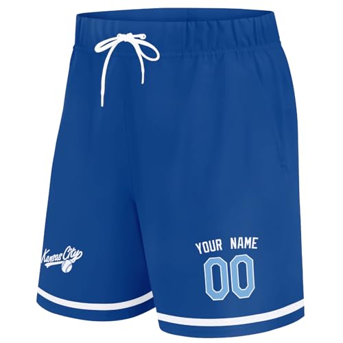 Image of ANTKING Swim Trunks Custom Name Number Beach Shorts for Men Youth Gifts