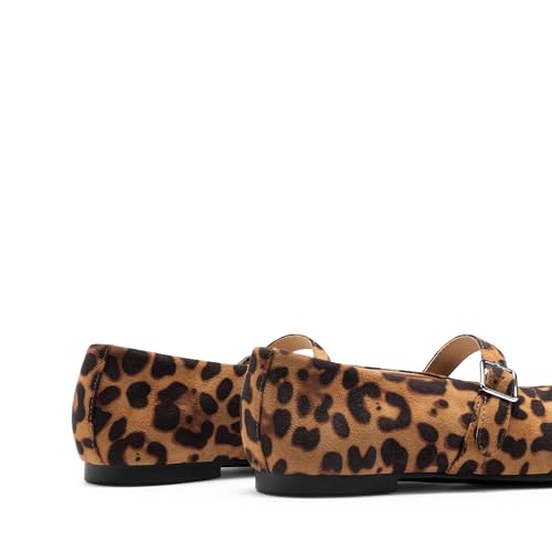 DREAM PAIRS Women's Ballet Mary Jane Flats Dress Round Toe Comfortable Casual Slip On Buckle Strap Flat Shoes4