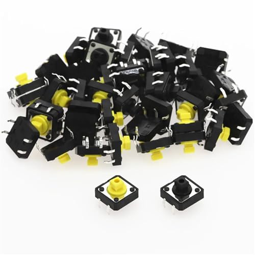 Interruptores táctiles mecánicos con botón pulsador de 12mm 2