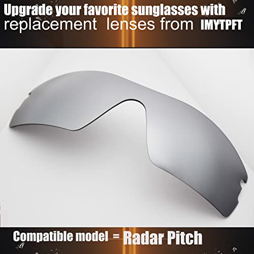 Verres polarisés Oakleys Radar Pitch anti-reflet Titanium Mirror