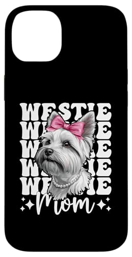 Westie Mom �E�G�X�g�n�C�����h�e���A �� ��̓� �R�P�b�g �X�}�z�P�[�X iPhone 14 Plus �p