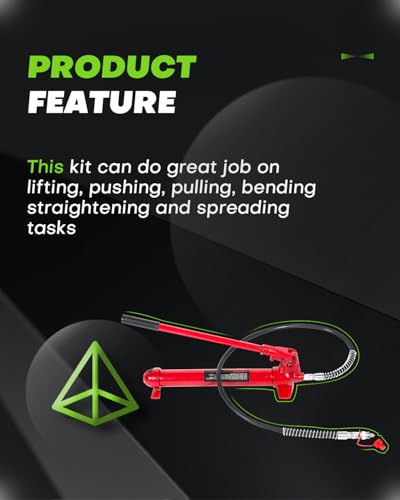 Heavy Duty 10 Ton Porta Power Hydraulic Jack Body Frame Repair Kits Auto Shop Tool Lift for Ram for Loadhandler Truck Bed Unloader Farm/Hydraulic Equipment Construction - Image 6